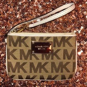Michael Kors Monogram Wristlet